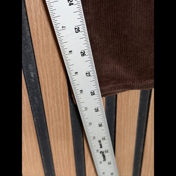 Michael Kors Pants Small Womens Brown Pull On Corduroy Stretch Skinny Mid Rise - Picture 5 of 10